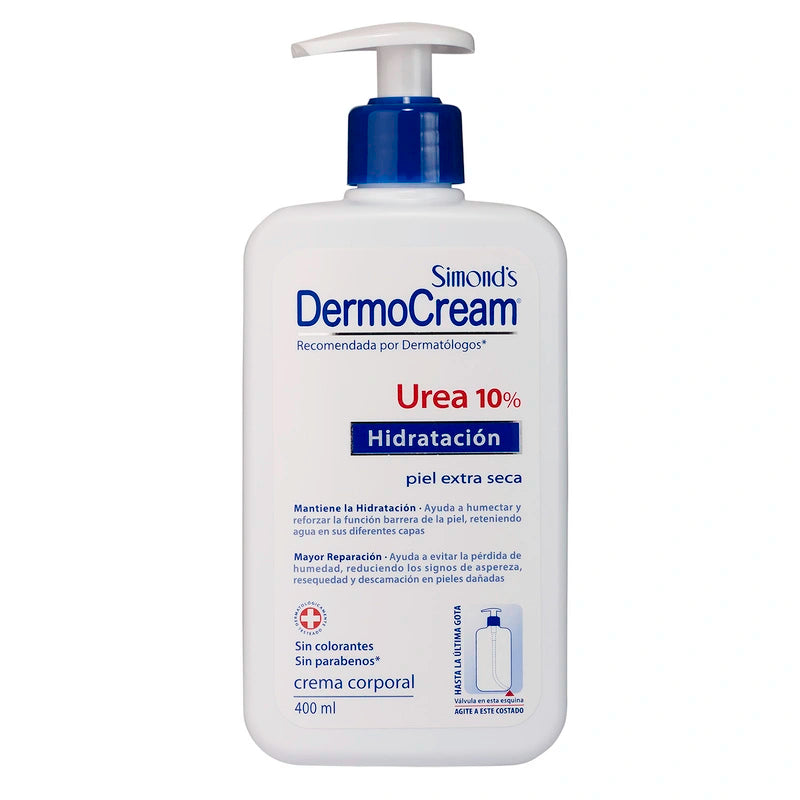 Dermo Cream Hidratacion Urea 10% Simonds 400ml