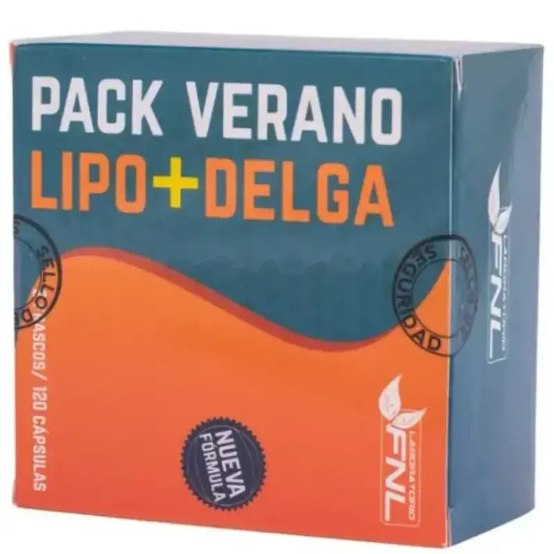 Pack Verano Lipo+Delga 2 frascos- 60 cápsulas c/u