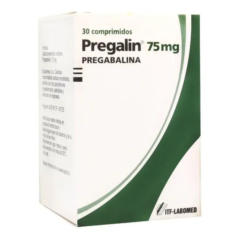 Pregalin 75mg 30 Comprimidos