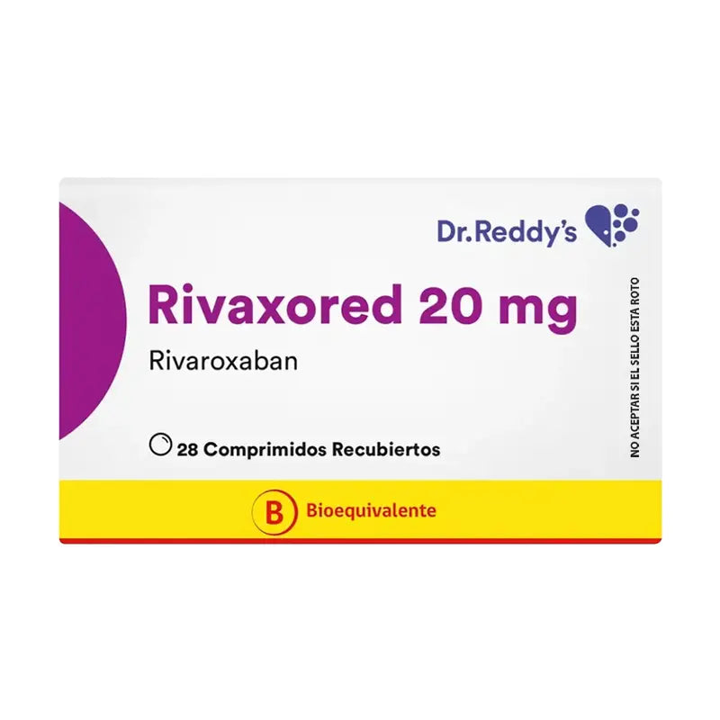 Rivaxored 20mg 28 Comprimidos recubiertos