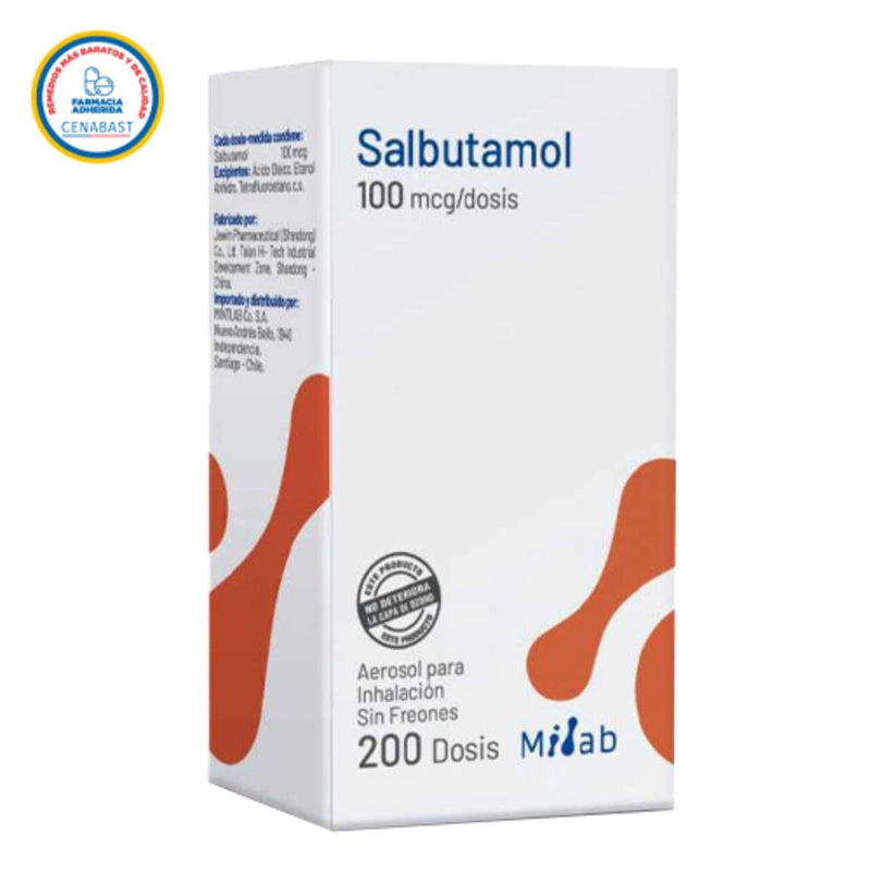 Salbutamol 100mcg/dosis 200 Dosis