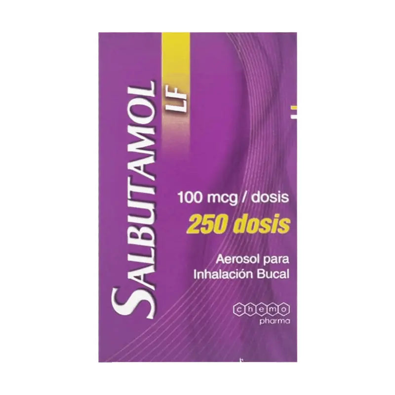 Salbutamol LF 100 mcg 250 Inhalaciones