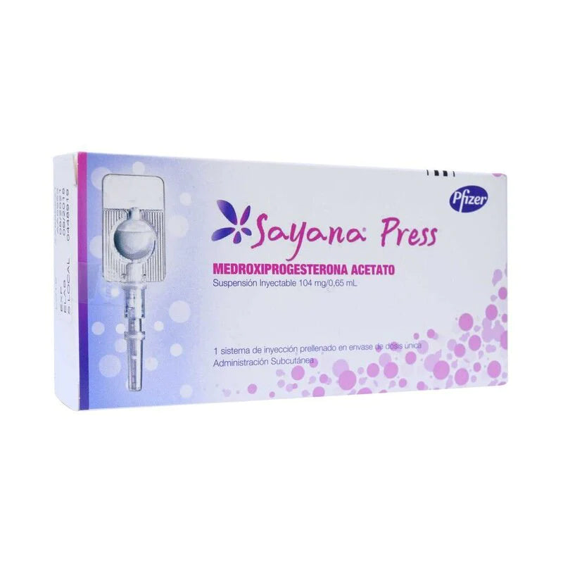 Sayana press suspensión inyectable 104mg/0,65ml 1 inyección