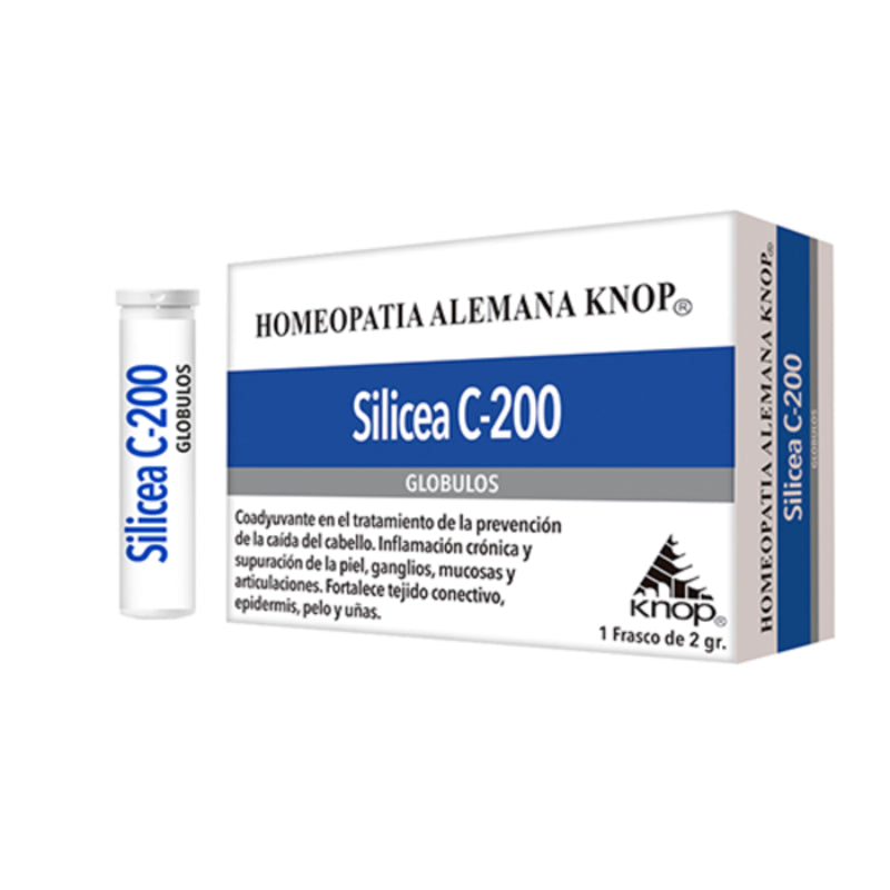 Silicea C200 Glóbulos Homeopáticos 1 frasco de 2 gr