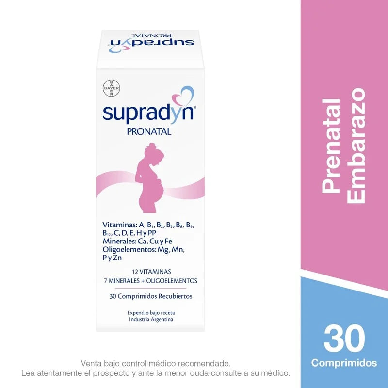 Supradyn Prenatal 30 Comprimidos Recubiertos