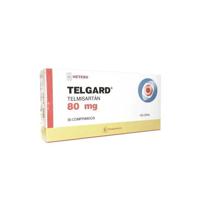 Telgard 80 mg 30 comprimidos