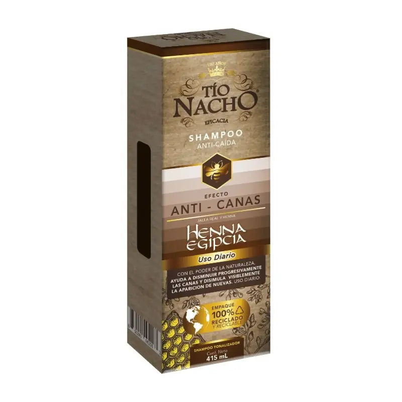 Tío Nacho shampoo Anti caída , Anti Canas 415 ml