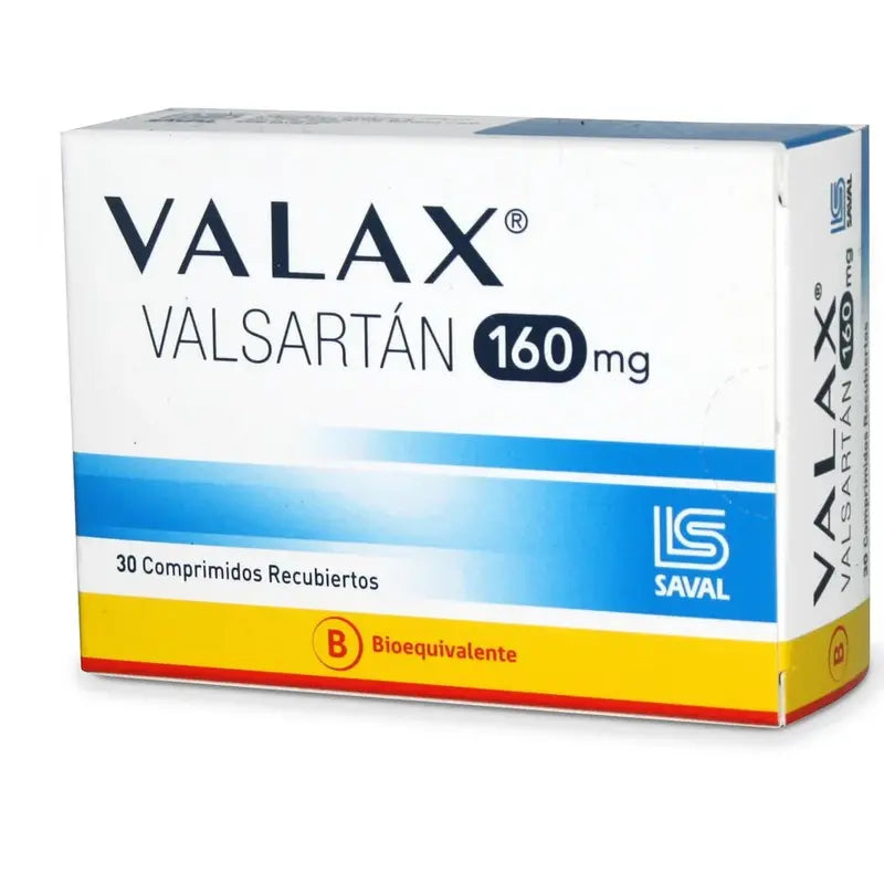 Valax 160mg 30 Comprimidos Recubiertos