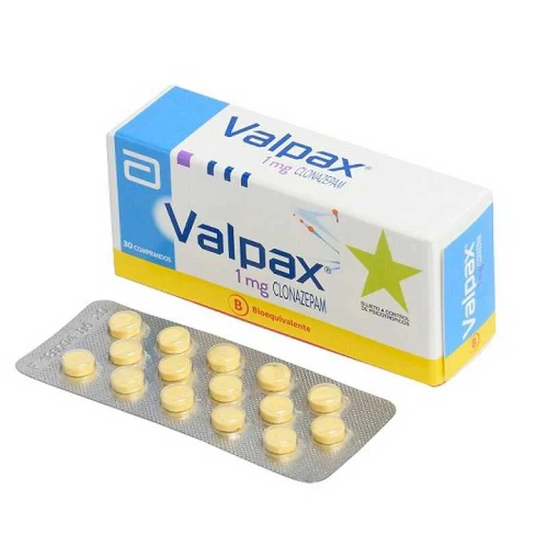 Valpax 1mg 30 Comprimidos