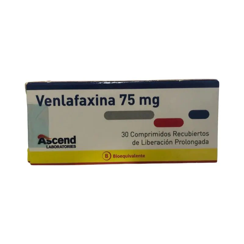 Venlafaxina 75mg 30 comprimidos