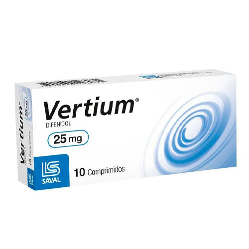 Vertium 25mg 10 Comprimidos