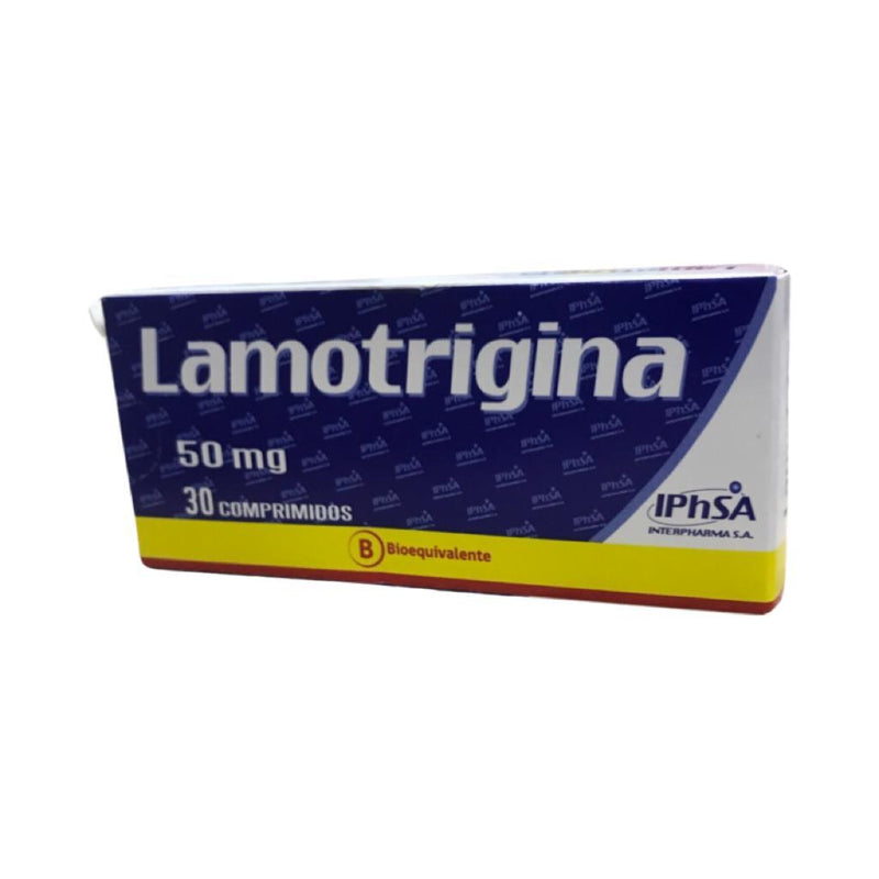 Lamotrigina 50mg 30 Comprimidos