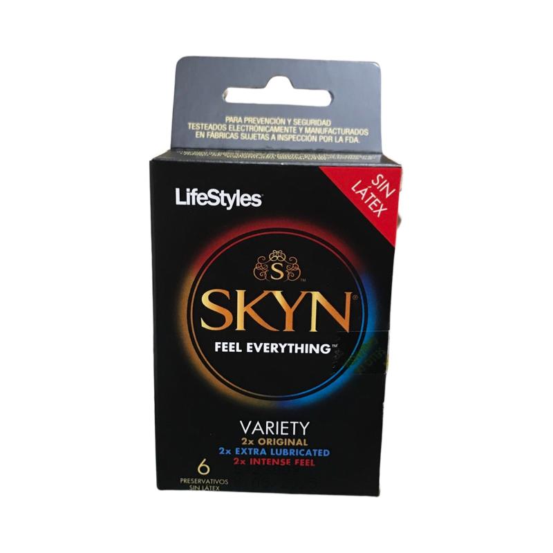 LifeStyle Skyn 6 preservativos Feel Everything Variety Sin Latex