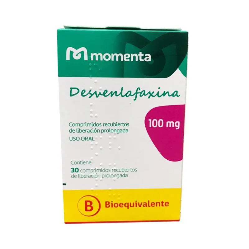 Desvenlafaxina 100mg 30 comprimidos Recubiertos de Liberación Prolongada