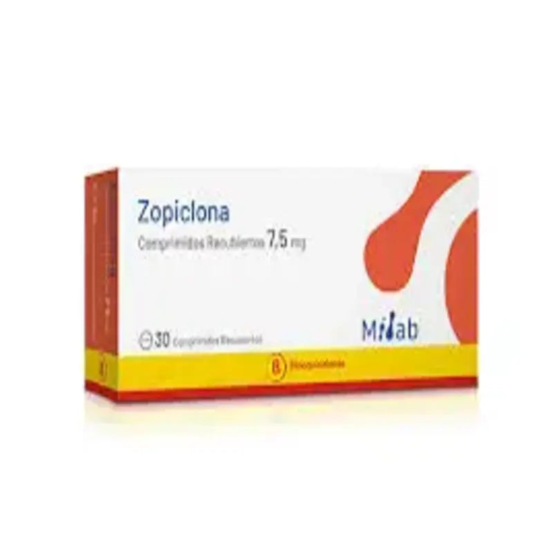 Zopiclona 7,5mg 30 Comprimidos Recubiertos