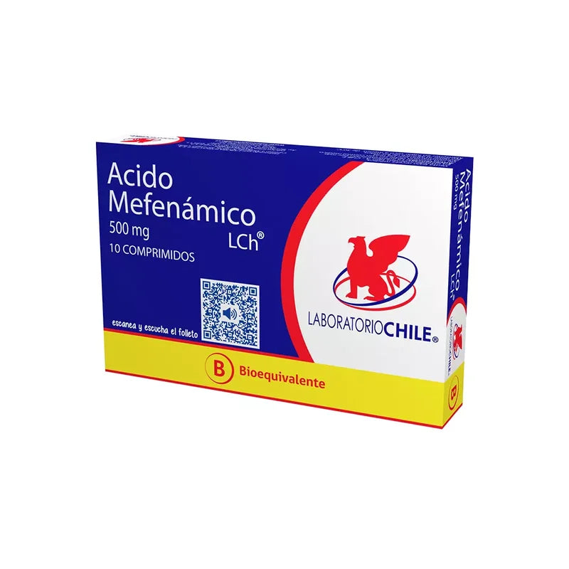 Ácido Mefenámico 500mg 10 Comprimidos