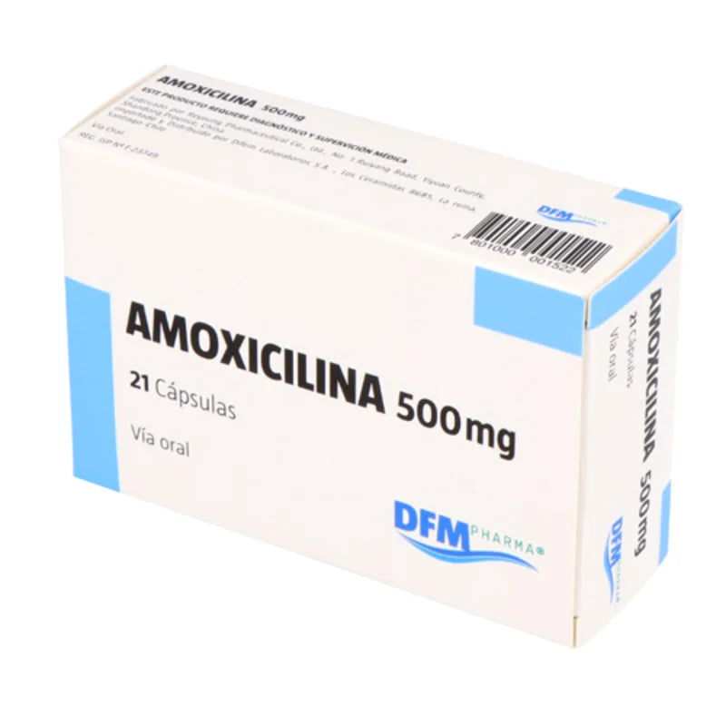 Amoxicilina 500mg 21 Cápsulas