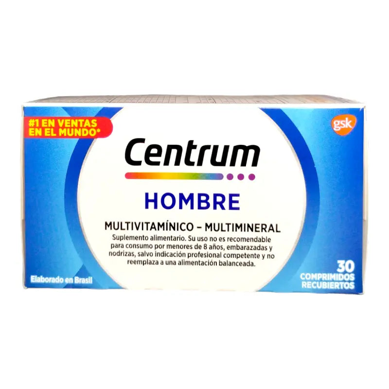 Centrum Hombre 30 Comprimidos Recubiertos