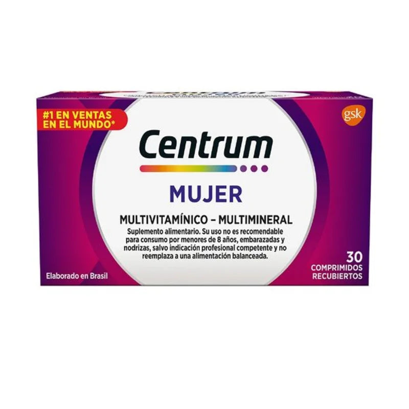 Centrum mujer 30 Comprimidos recubiertos