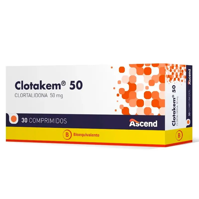 Clotakem 50mg 30 Comprimidos