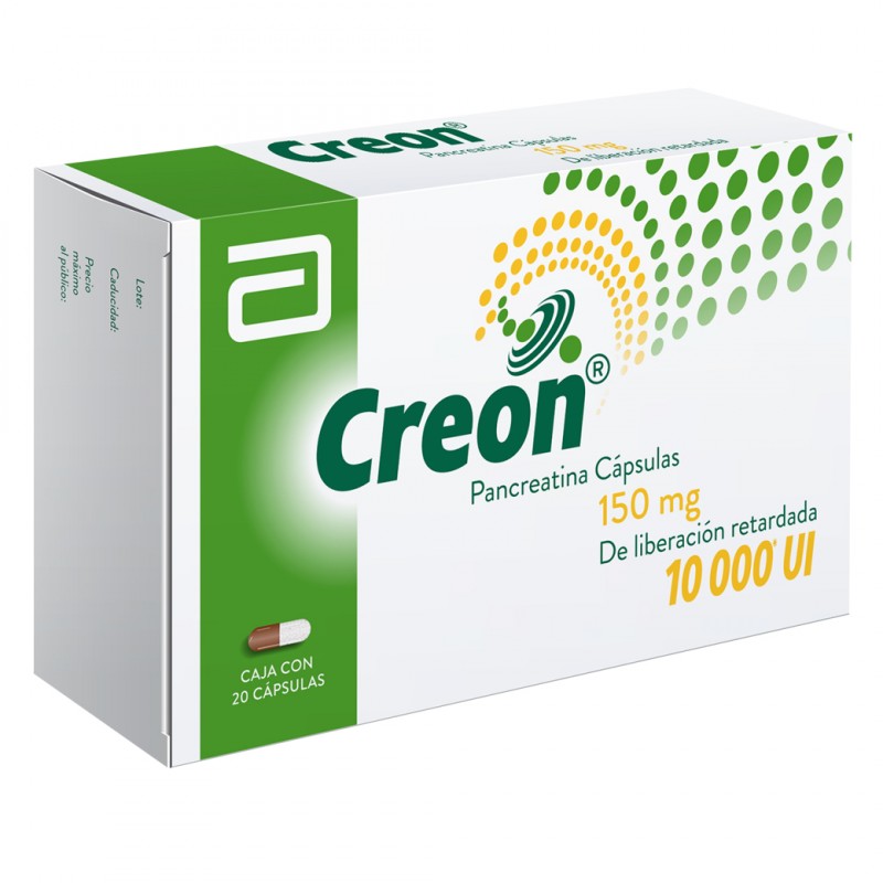 Creon 10000 150mg 20 Cápsulas