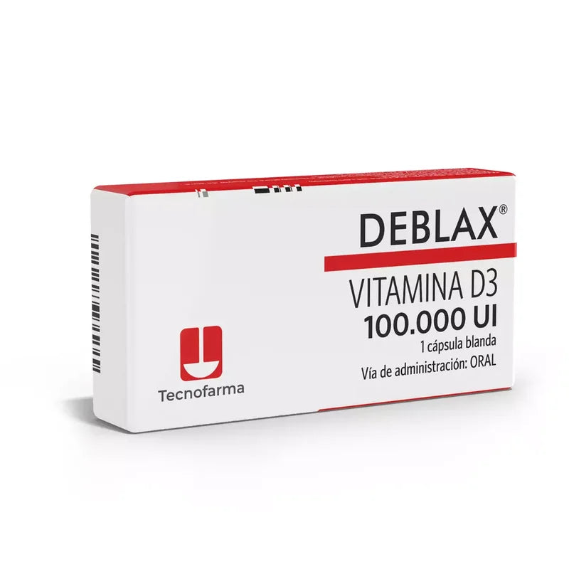 Deblax 100.000 UI 1 Cápsula blanda