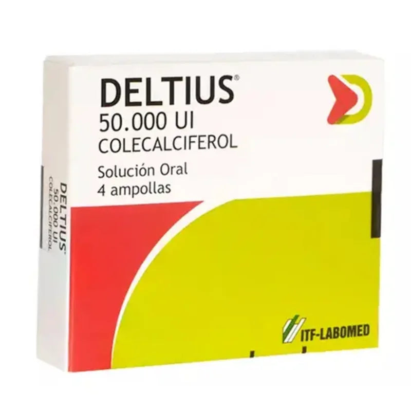 Deltius 50.000 UI 4 ampollas ITF-LABOMED