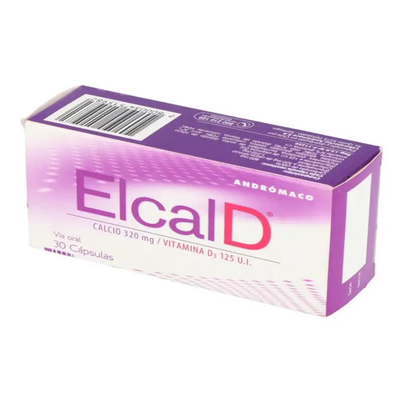 Elcal-D 320mg 30 Cápsulas