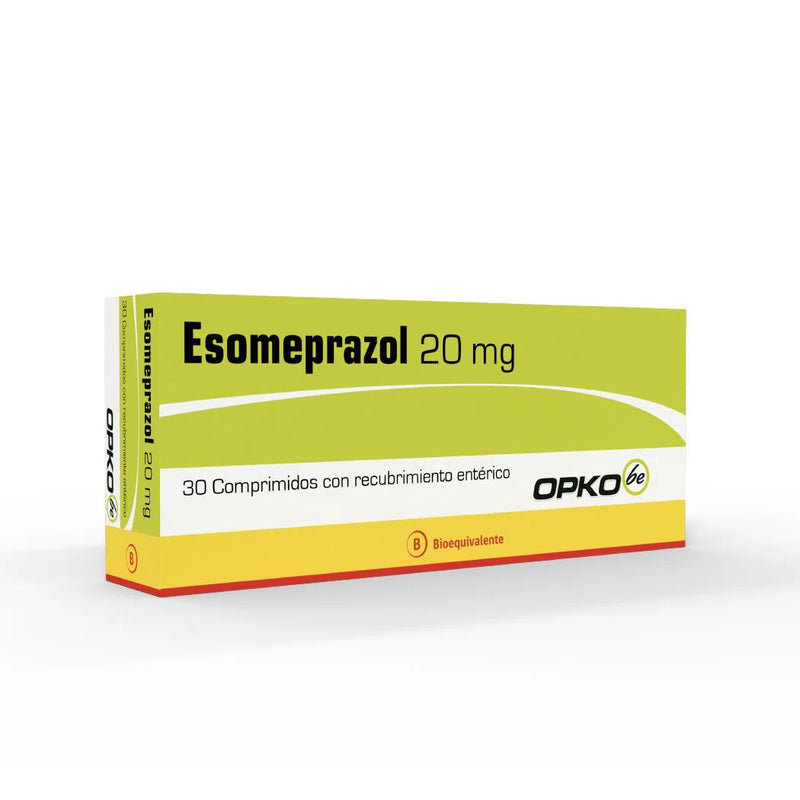 Esomeprazol 20mg 30 Comprimidos con recubrimiento entérico