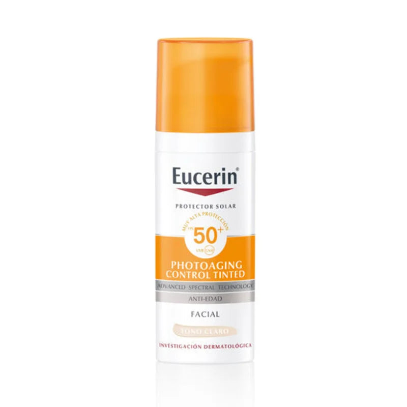 Protector Solar Eucerin Photoaging Control Tinted Tono Claro FPS50+ 50ml