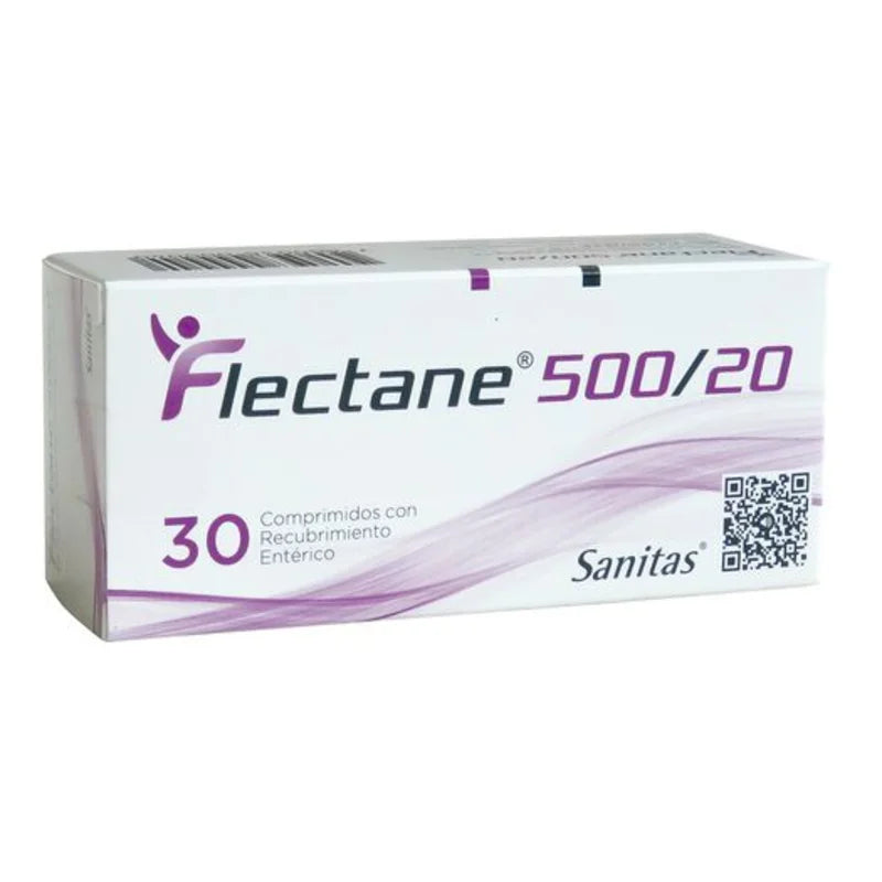 Flectane 500/20 30 Comprimidos con recubrimiento entérico