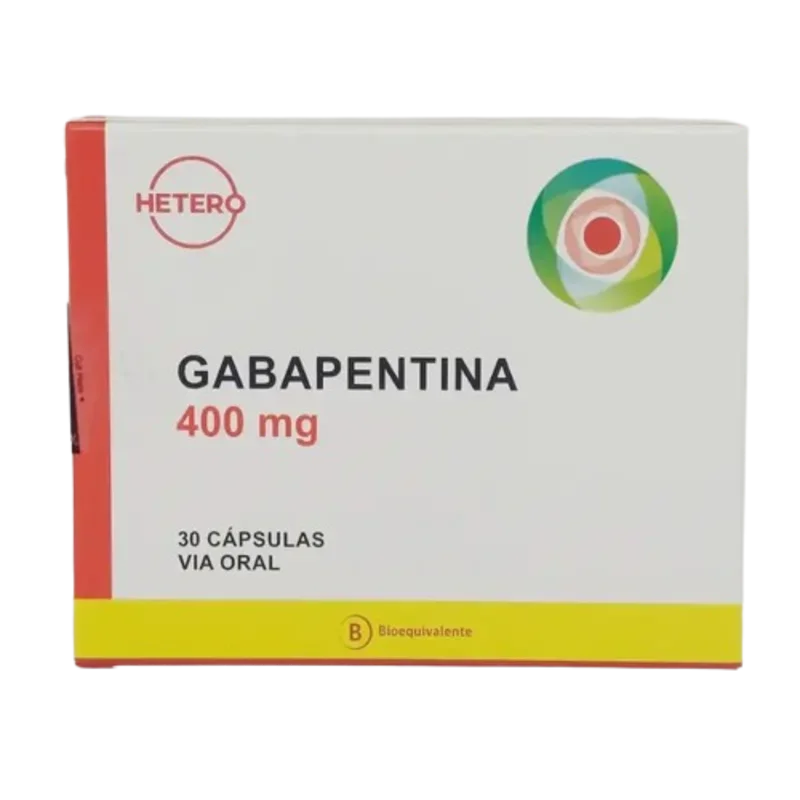 Gabapentina 400mg 30 cápsulas