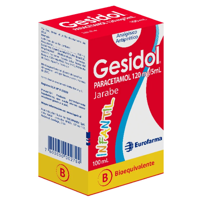 Gesidol 120mg/5ml Jarabe Infantil 0% Azúcar 100ml