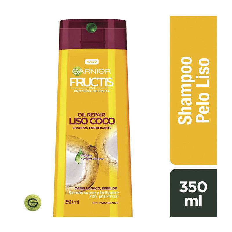 Garnier Fructis Shampoo Oil Repair Liso Coco 350ml