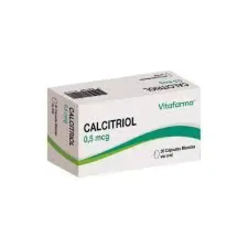 Calcitriol 0,5 mcg 30 Cápsulas Blandas