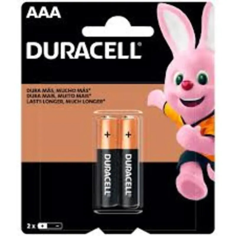 Pilas Duracell AAA UND X2