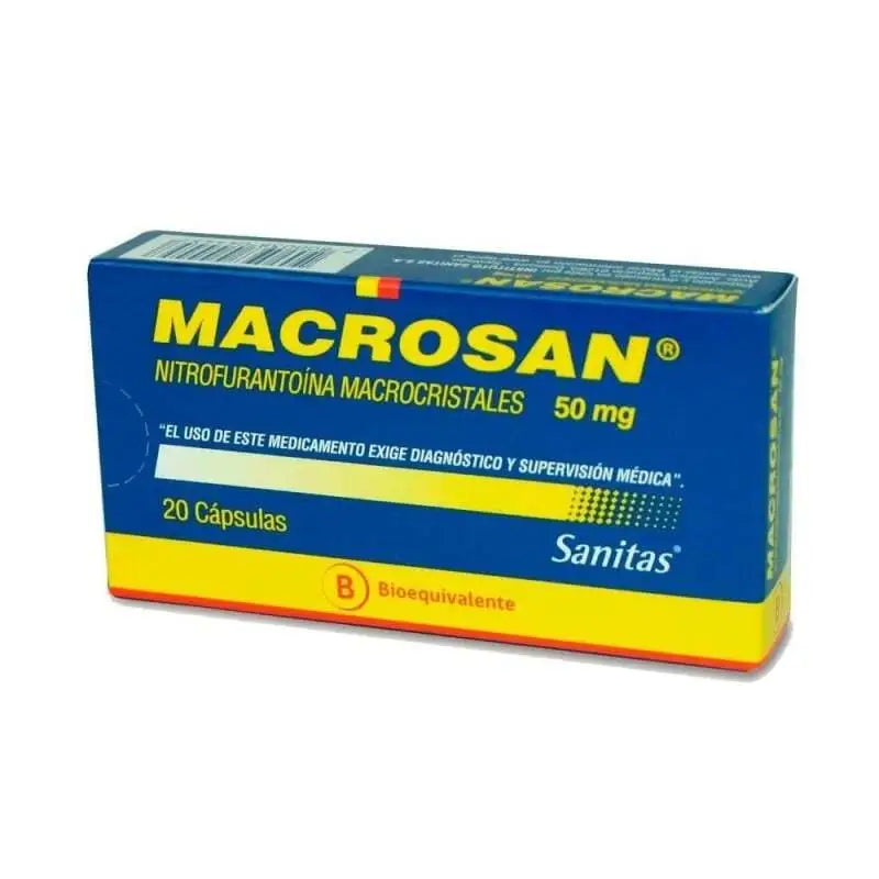 Macrosan 50mg 20 Cápsulas