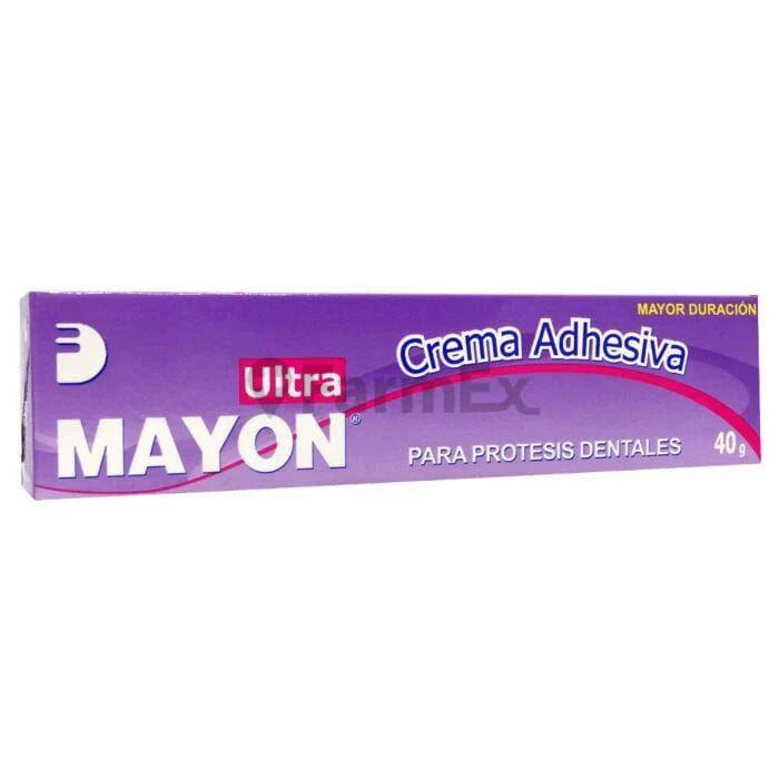 Mayon Ultra Crema Adhesiva Prótesis Dentales 40gr