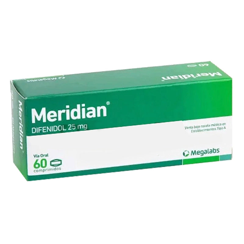 Meridian 25mg 60 Comprimidos