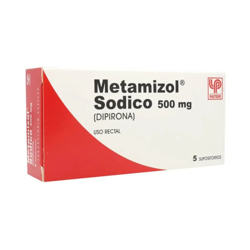 Metamizol Sódico 500mg 5 Supositorios