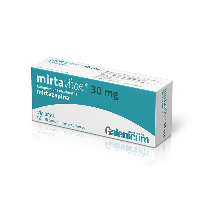 Mirtavitae 30mg 30 Comprimidos recubiertos