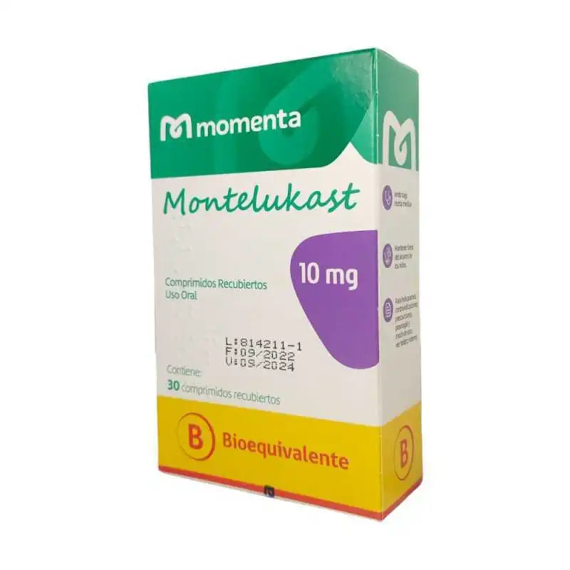 Montelukast 10mg 30 Comprimidos Recubiertos