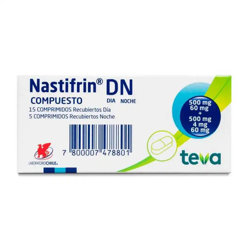 Nastifrin DN Compuesto 20 Comprimidos Recubiertos