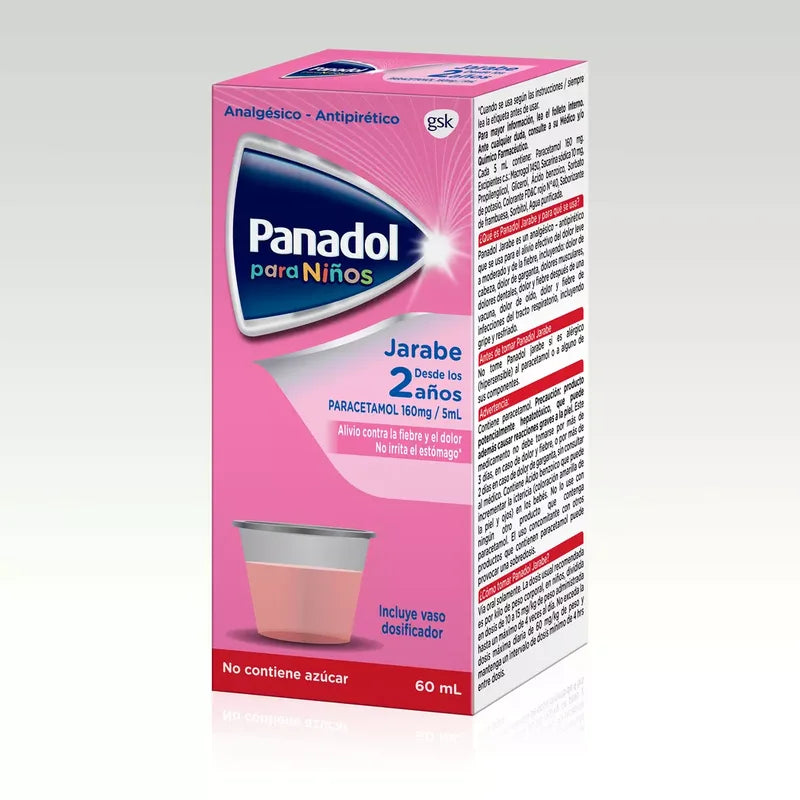 Panadol Jarabe para niños 160mg/5ml 60ml