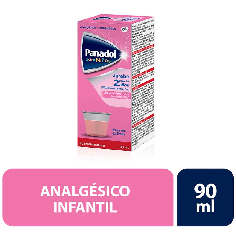 Panadol Jarabe para niños 160mg/5ml 90ml