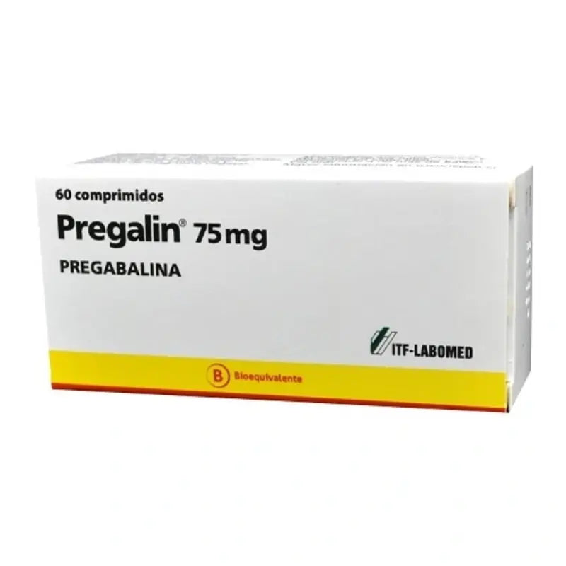 Pregalin 75mg 60 Comprimidos