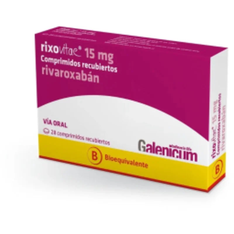 Rixovitae 15mg 28 Comprimidos Recubiertos