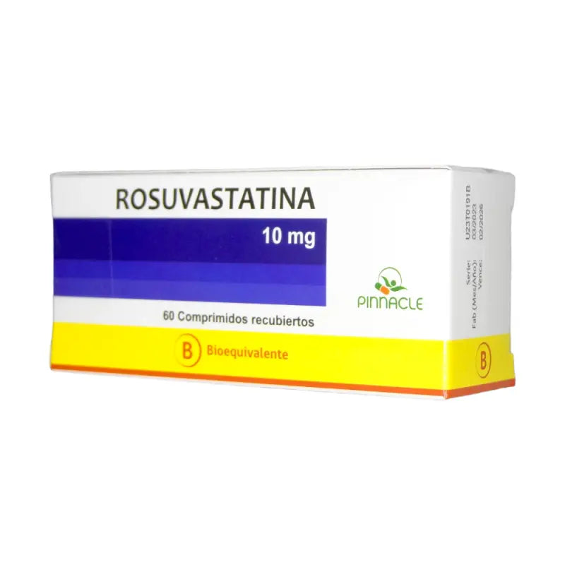 Rosuvastatina 10mg 60 Comprimidos Recubiertos