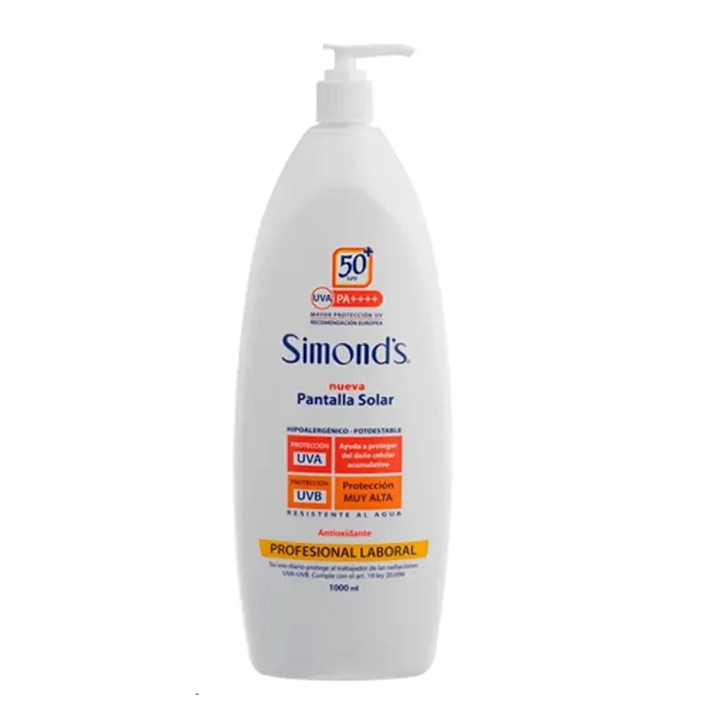 Simonds Protector Solar Spf 50+ 1000ml