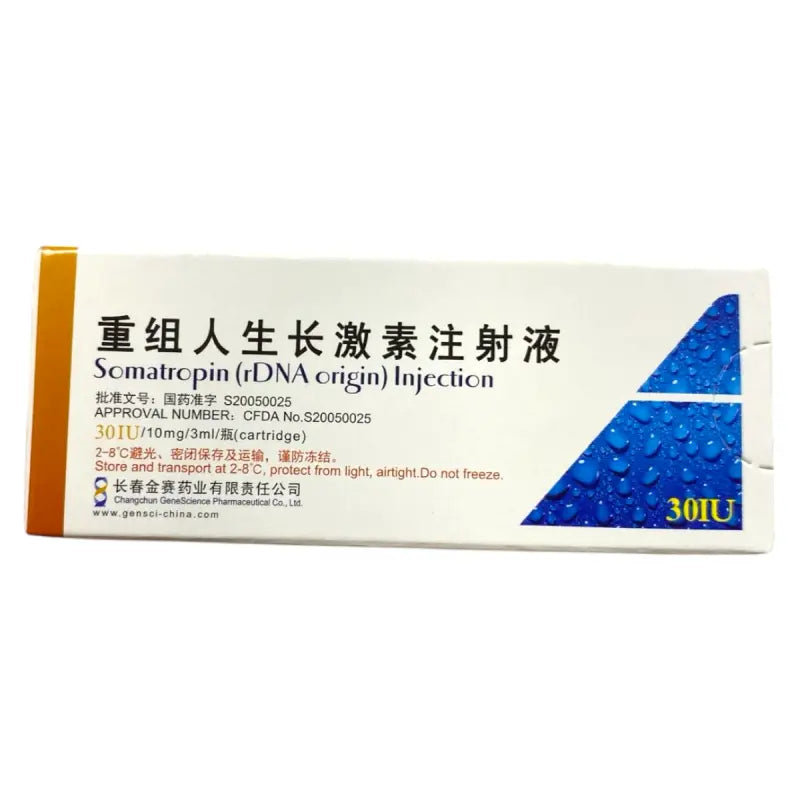 Somatropina 10mg/3ml Solución Inyectable 30 U.I.